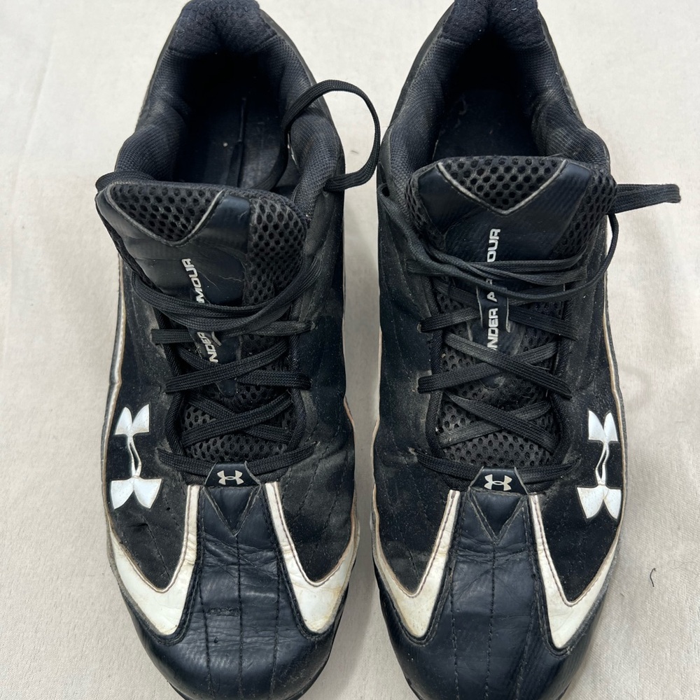 Under Armour Men’s Black and White Athletic Sneakers